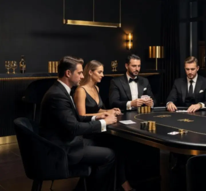 Elegáns offline póker est Budapest szívében, Solveniq társasági lounge környezetben