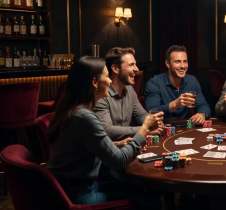 Offline poker est hangulatos társasági közegben